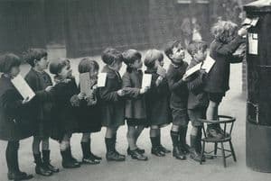 Klepperende brievenbussen